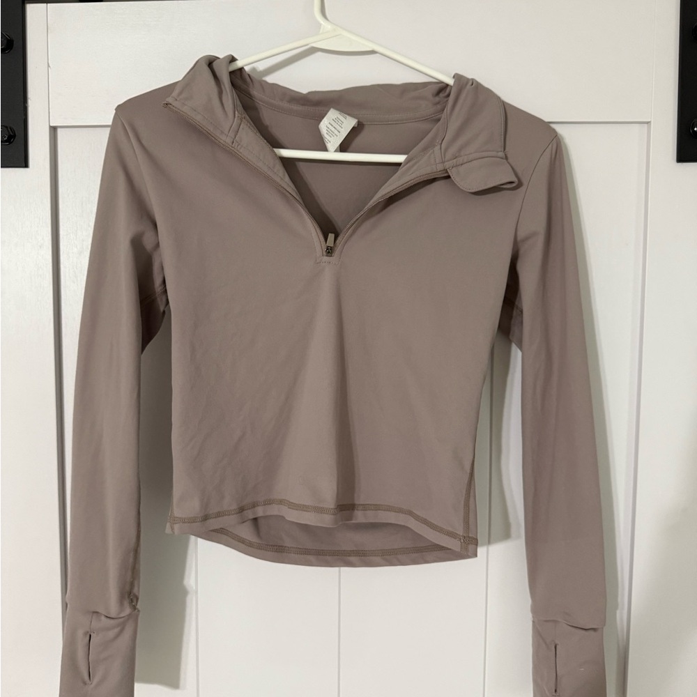 Paragon Fitwear Women's Taupe Athletic Zip Up